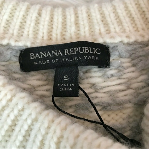 🆕 Banana Republic Italian Fair Isle Vest with Front Zipper Closure. Size Small - Picture 6 of 10